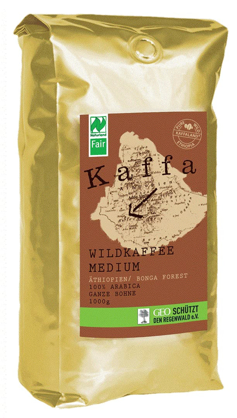 Bio divoká káva střední zrna 1000 g