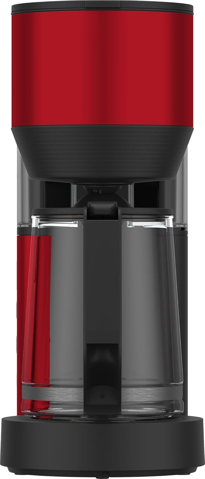 Digitální espresso kávovar s filtrem GRUNDIG KM8440, červený, 1000 W, 1,25 litru