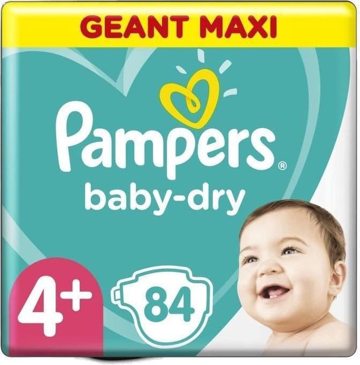 (Stará verze), Plenky pro miminka vel. 4+ (10-15 kg), 84 kusů