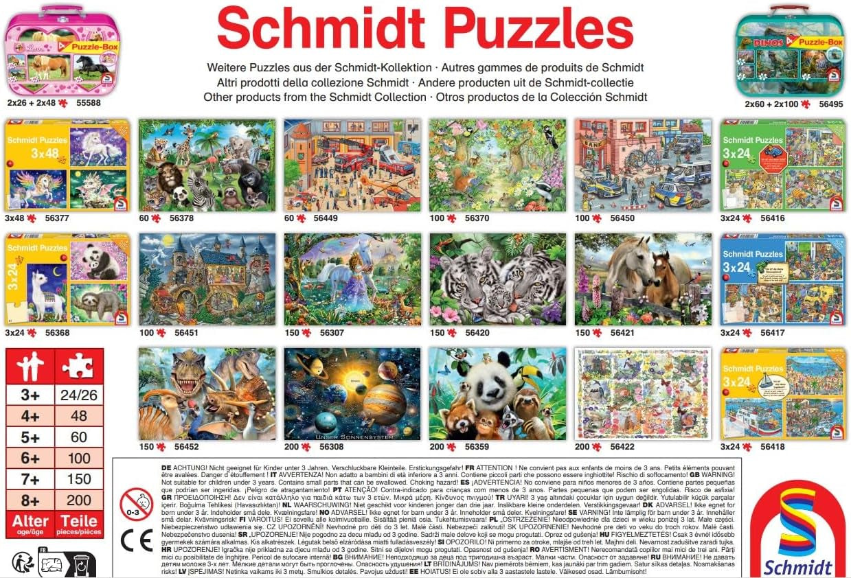Schmidt Spiele klisna a hříbě, puzzle pro děti 150 dílků Puzzle Naty Shop