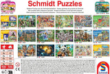 Mapa Německa s obrázky (puzzle pro děti) Puzzle Naty Shop