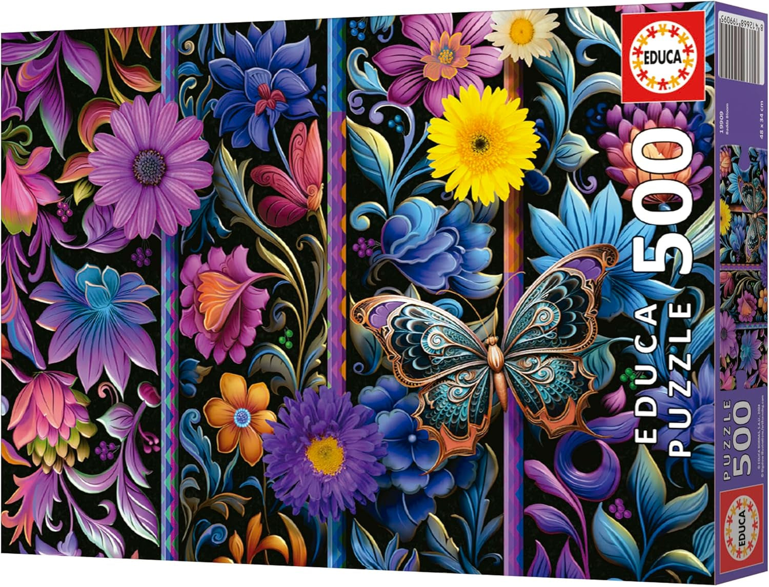Educa - Puzzle 500 dílků pro dospělé | Bada Bloom. Rozměry: 48 X 34 cm. Obsahuje lepidlo na puzzle Fixpuzzle. Už 11 let (19909) Puzzle Naty Shop