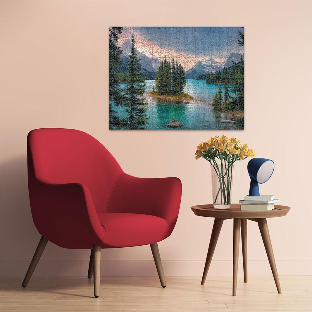Puzzle Ravensburger 16714 - Spirit Island Canada - 2000 dílkové puzzle pro dospělé a děti od 14 let, puzzle na šířku s motivem Kanady Puzzle Naty Shop
