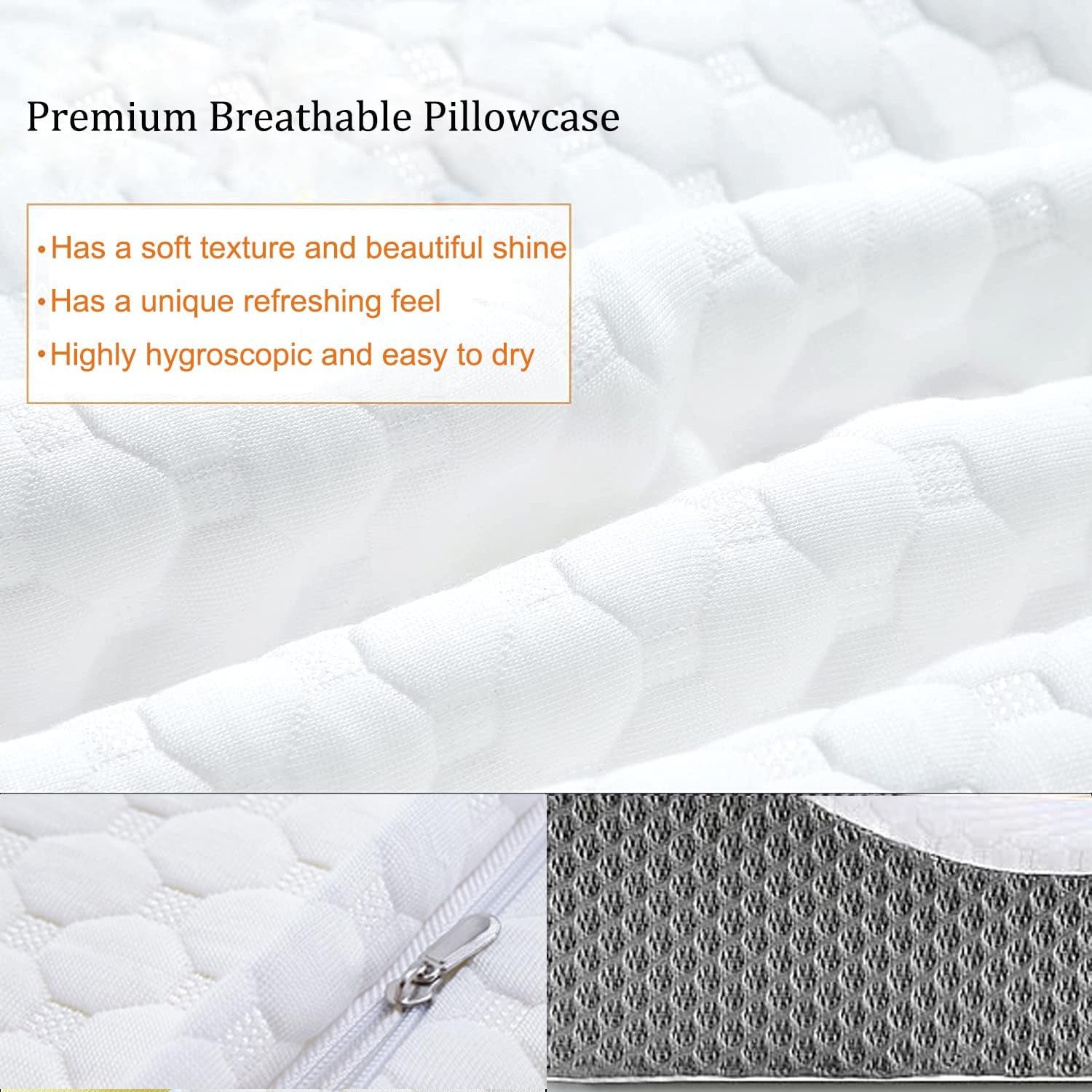Paměťová pěna Ecosafeter, podpěra pro krk, ergonomická pera pro různé polohy pro spaní s detašovaným uzávěrem Perne ortopedice cervicale Naty Shop