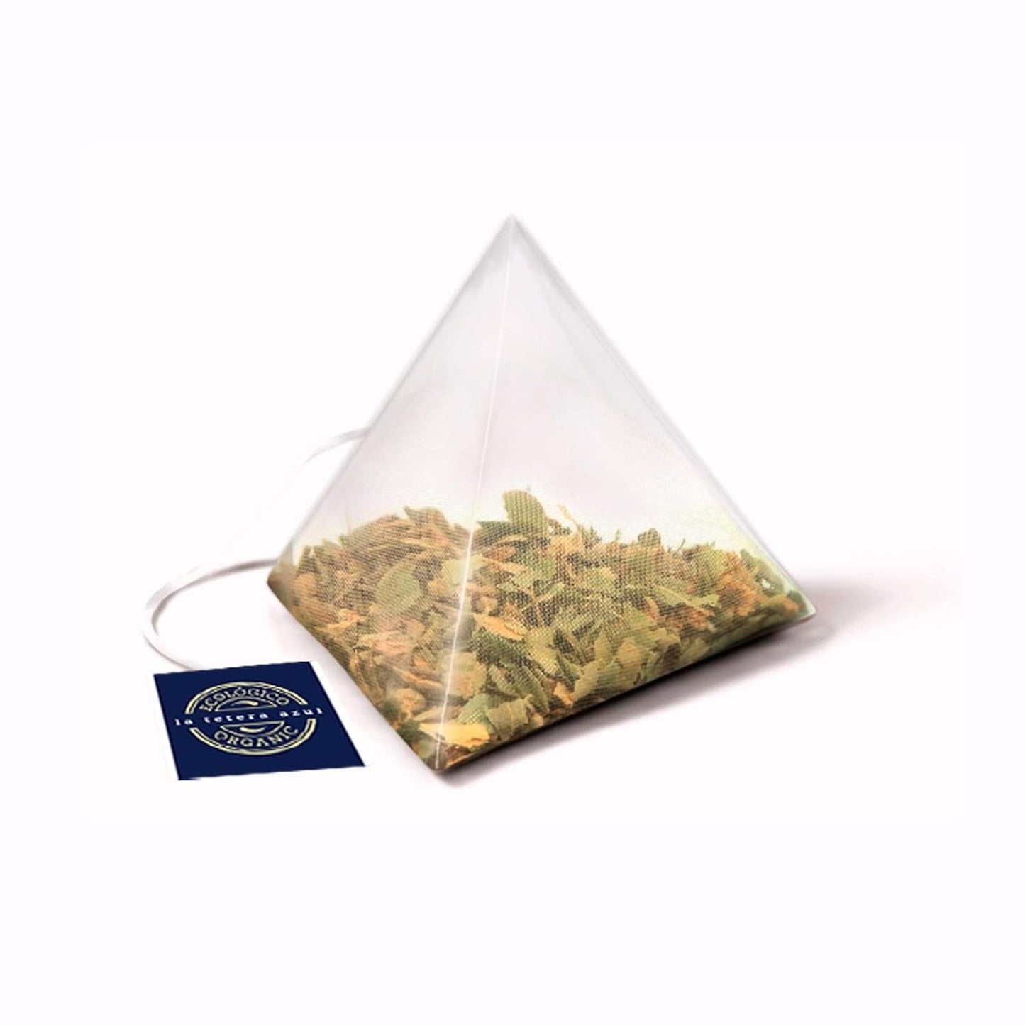 LA TETERA AZUL Ekologický nálev ze zázvoru a citronu. Bio čaj na hubnutí v pyramidách. Zázvor a citron. 20 pyramid.