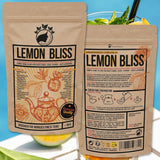 Nananatura Original LEMON BLISS TEA 85G | Ovocný a osvěžující letní bylinkový čaj | Jako studený čaj, ledový čaj nebo klasický horký | S květy, listy a na slunci vyzrálými bobulemi | Žádný cukr