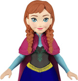 Mattel DISNEY Panenka Ledová královna Anna a Sven a figurka zvířat, inspirováno animovanými postavičkami, pohyblivými končetinami, odnímatelnou sukní a pláštěnkou, pro děti od 3 let, HLX03 Naty Shop Dolls