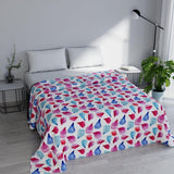 Letní přikrývka s fantasy potiskem, polyesterová výplň, Petals, 260X270Cm Přikrývky a přikrývky Naty Shop
