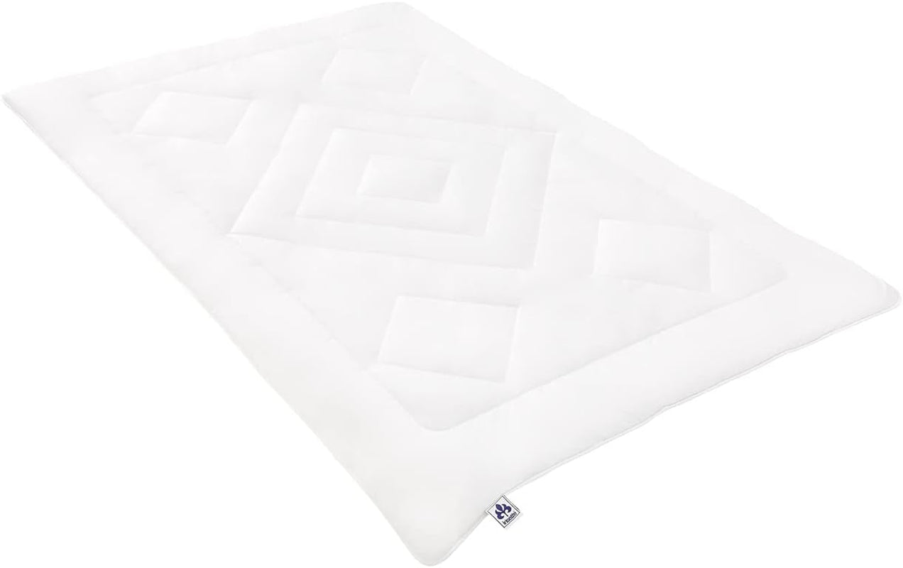 Přikrývka Irisette Noblesse pro všechna roční období - Vyrobeno v Německu - Povlak na přikrývku z čisté bavlny, 135 X 200 cm, certifikace Ã-ko-Tex Přikrývky a přikrývky Naty Shop Single 135 cm X 200 cm Mono