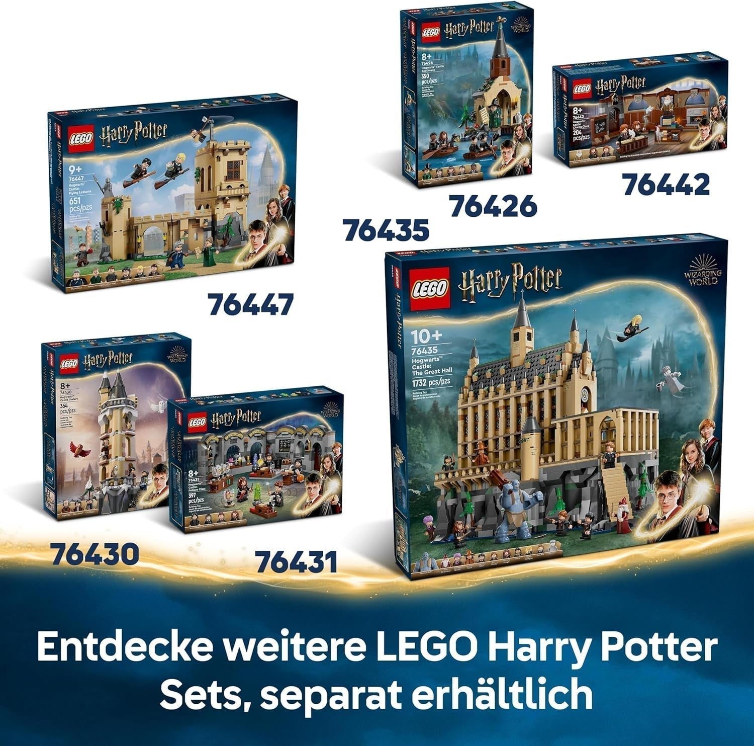 LEGO Harry Potter Adventures with the Traveling Knight Stavebnice 5 minifigurek včetně Ernieho Pranga, Stana Shunpikea a šlapací autobus Hračka pro fanoušky kouzelnického světa Chlapci a dívky 8 let 76446 Stavebnice Beuche den LEGO-Store