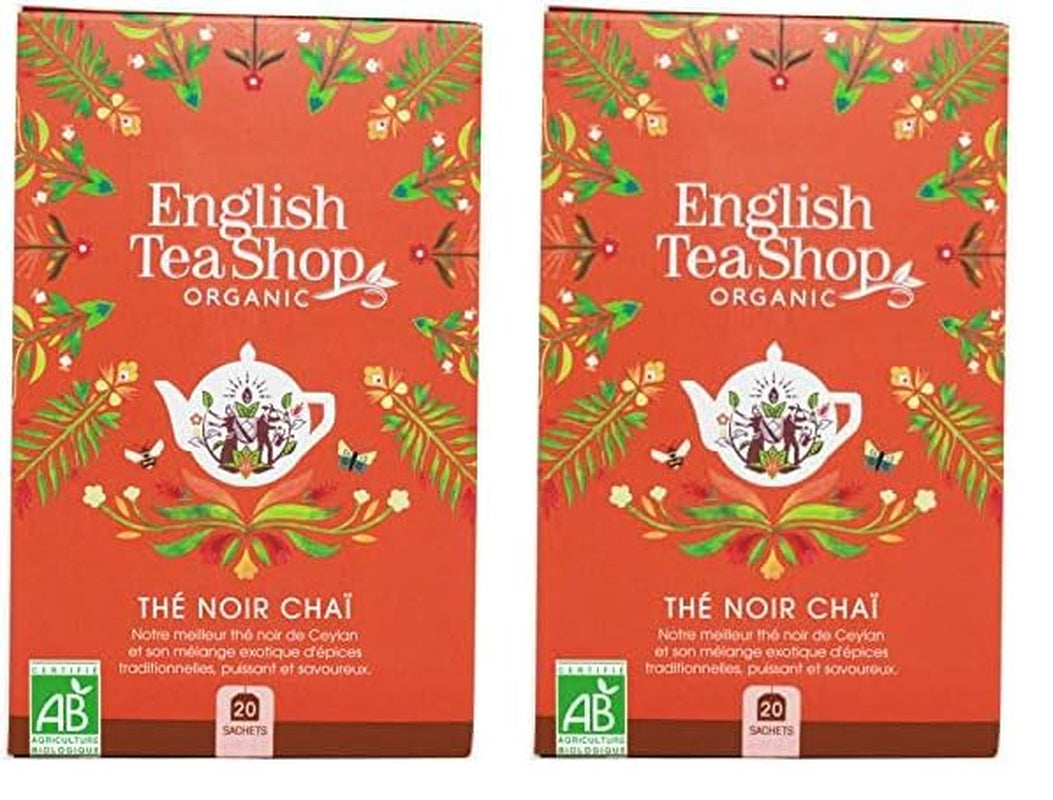 ETS - Chai Black Tea, Naturland BIO, 20 čajových sáčků (balení po 2)