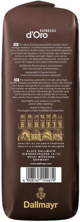 Espresso d'Oro 1000g ganze Bohne