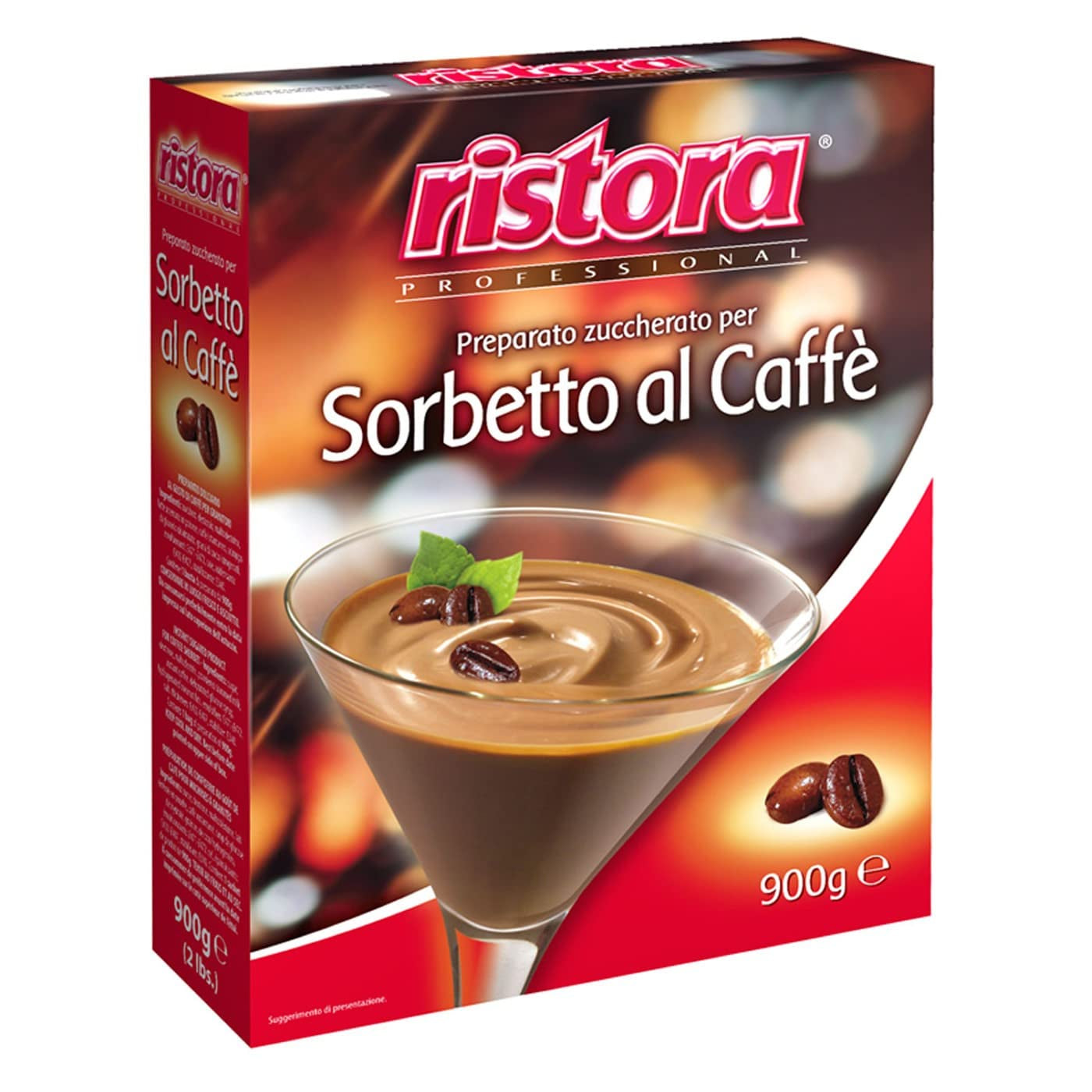 Ristora Professional Crema Sorbetto al Caffè Slazený přípravek na kávový sorbetový krém bezlepkový 900g