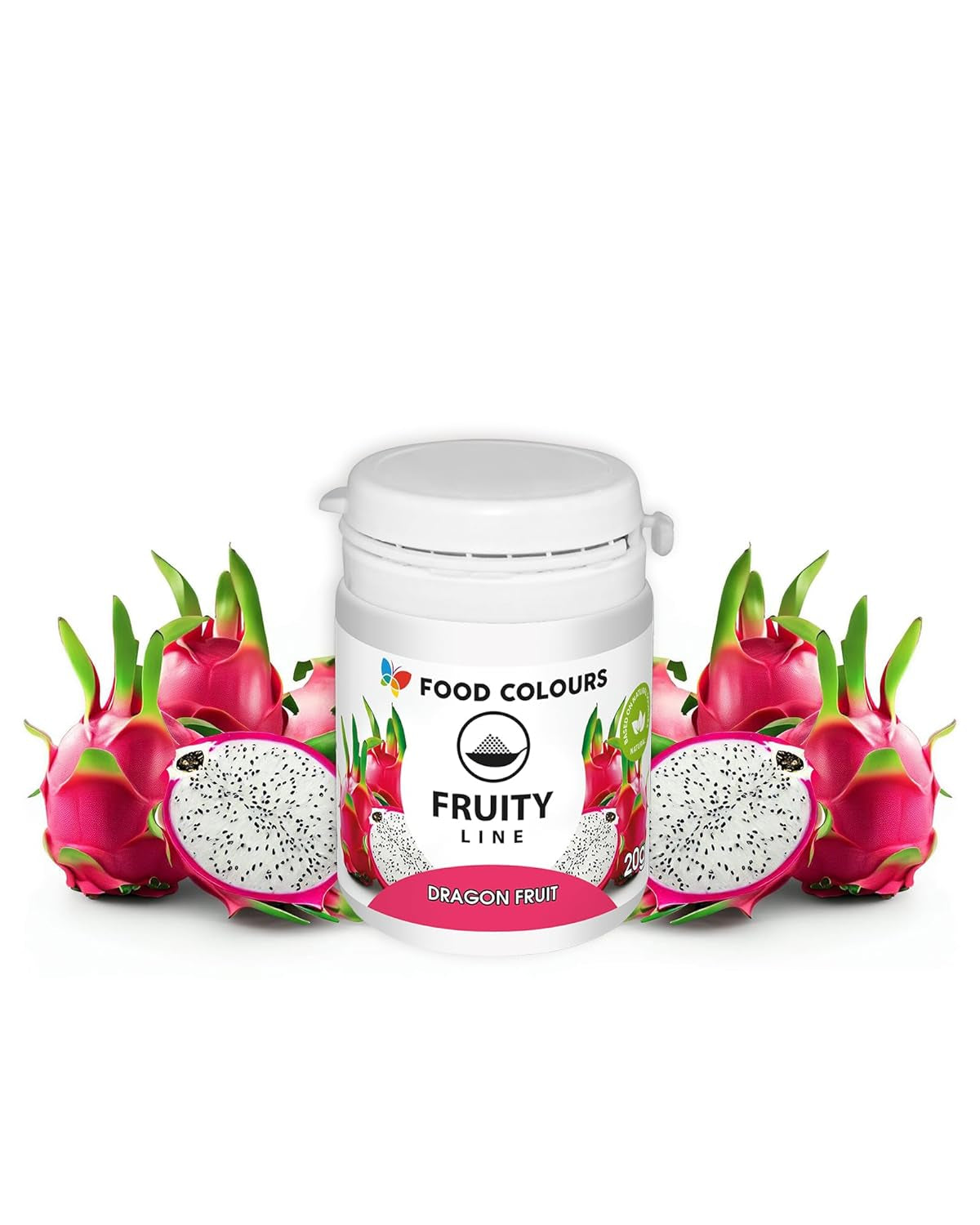 Potravinářské barvivo práškové přírodní barvivo Fruity Line BORŮVKA 20G přírodní barvivo prášek do krémů poleva piškotového těsta v prášku potravinářské barvivo do nápojů želé
