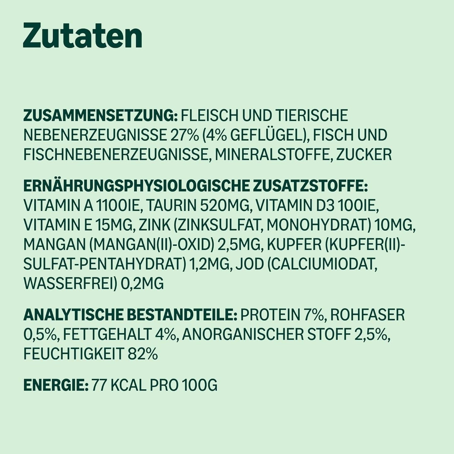 od Amazon Katzenfutter, nass, Dose, Stücke mit Geflügel in Sauce, 12 x 415 g