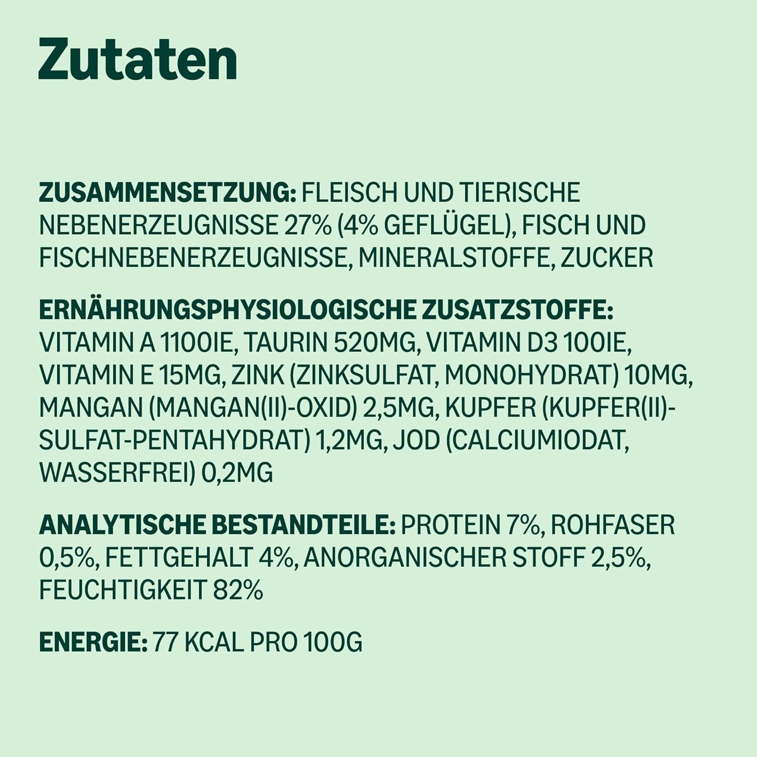 od Amazon Katzenfutter, nass, Dose, Stücke mit Geflügel in Sauce, 12 x 415 g