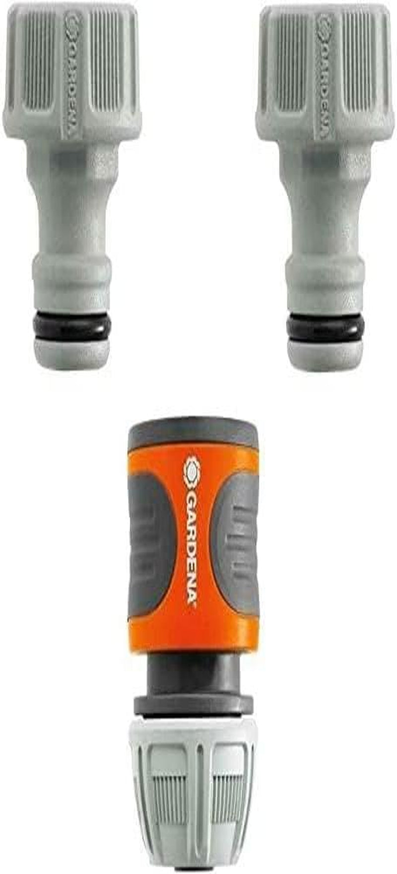 Sada spojek Gardena: Hadicová spojka pro prodloužení o 13 mm (1/2 palce) a 15 mm (5/8 palce) i při vysokém tlaku vody, snadná montáž (18283-20)