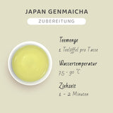 Genmaicha japonský zelený čaj s praženou rýží, 50 % Kagoshima Sencha, prémiový sypaný zelený čaj, tradiční směs, bez přidaných příchutí, 100 g | Wondertea Japonský zelený čaj Genmaicha