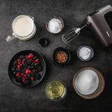 Ruční mixér Tefal HT650E Power Mix Silence | 600 Watt | Regulátor otáček | Turbo-Und Auswurf-Funktion | Motor pro extrémní volný čas | Vč. 2 Rührbesen Und 2 Knethaken | Pšeničná kuchyně Naty Shop