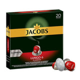 Kaffeekapseln Lungo Classico, Intensität 6 von 12, 10 x 20 Getränke & Kaffeekapseln Krönung Crema, 200 Kapseln kompatibilní s Nespresso, 10er Pack, 10 x 20 Getränke, 1040 g