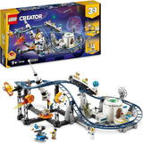 Stavebnice LEGO 31142 Creator Vesmírná horská dráha 3 v 1 pro batolata s funkčními vozíky, přestavbami na věž s volným pádem nebo kolotoč s raketami a svítícími kostkami Stavebnice Besuche den LEGO-Store Single