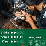 Caffè Crema - Kávová zrna pražená na Sicílii - Tradiční dlouhý proces pražení s dokonalou cremou, 250g sáček, extra nízká kyselost pro plně automatické stroje a portafiltr
