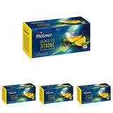 Meßmer Lemon Green Tea I 25 čajových sáčků I Vegan I Bez lepku I Bez laktózy (balení 4 ks)