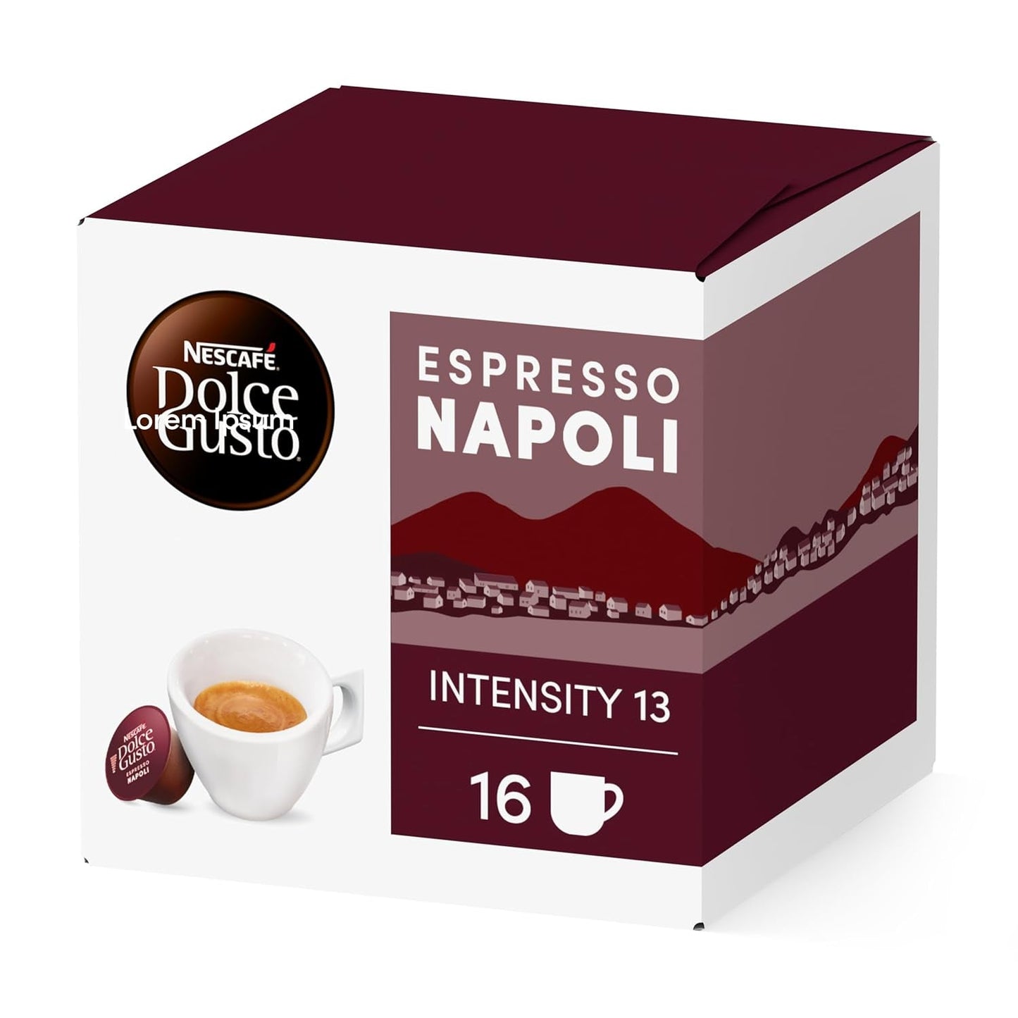 NESCAFÉ DOLCE GUSTO Inspirazione Italiana Espresso Napoli Kaffeekapseln 3er Pack (3 x 16 kapslí)