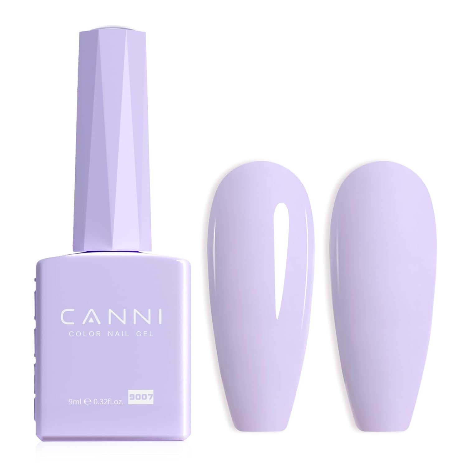 CANNI gel lak na nehty, semipermanentní, tmavě fialový, lak na nehty, UV gel, soak off, manikúra