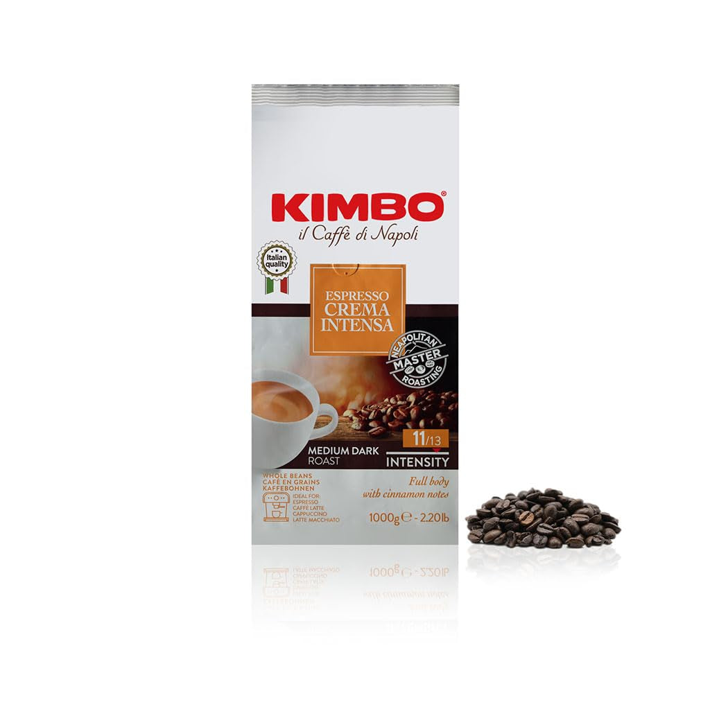 Celá zrnková káva Crema Intensa, středně pražená, sáček 1 kg