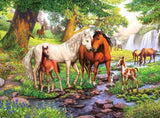 Dětské puzzle Ravensburger - 12904 Divocí koně u řeky - 300dílné puzzle koně pro děti od 9 let ve formátu XXL Puzzle Naty Shop