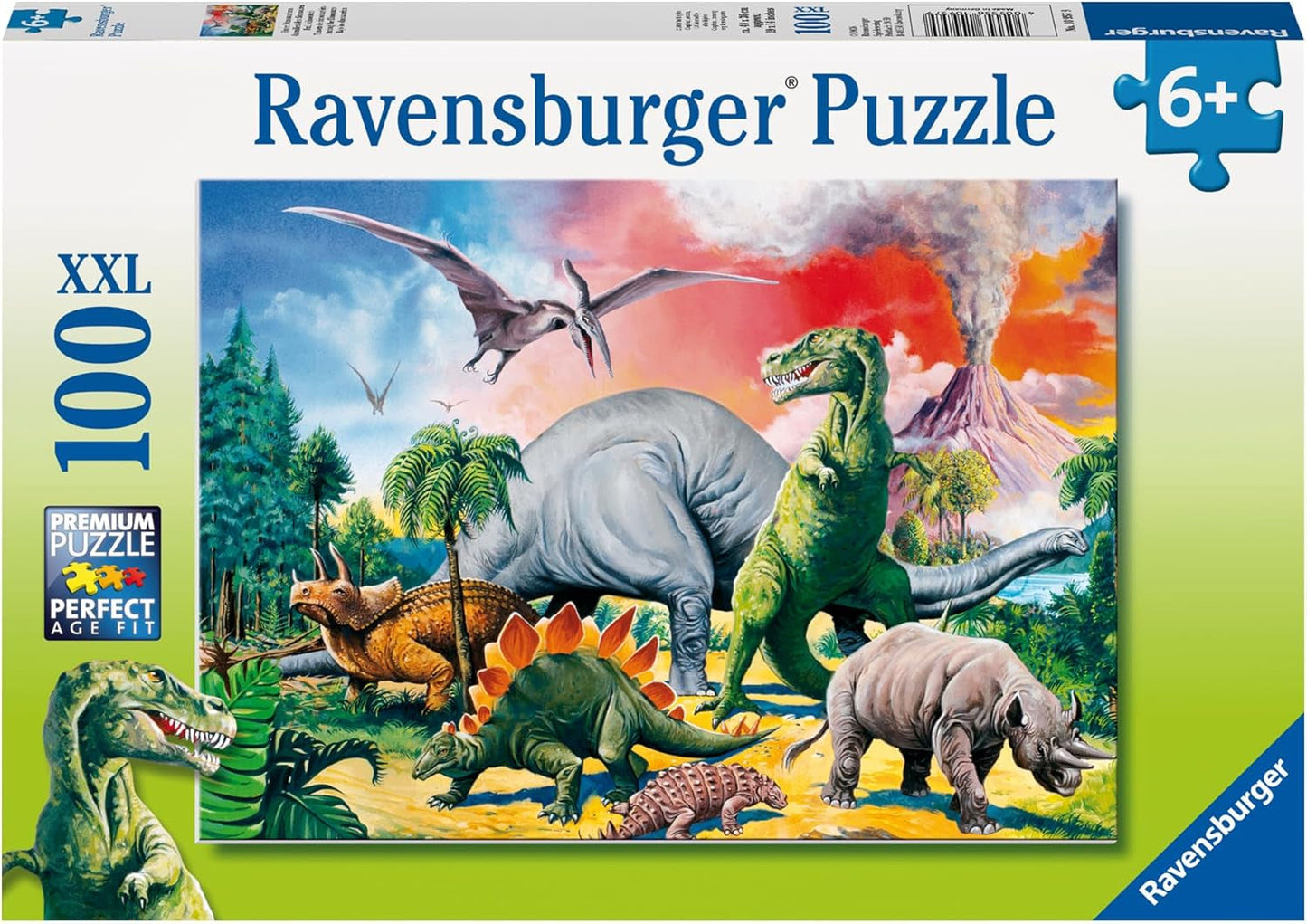 Puzzle Ravensburger pro děti - 10957 Mezi dinosaury - Dino puzzle pro děti od 6 let, se 100 dílky ve formátu XXL Puzzle Naty Shop Single