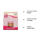 Funcakes Sparkle Dust Classic Gold: Potravinářský třpytivý prach na zdobení dortů, certifikovaný Halal