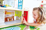 Vila pro panenky Hape 10pokojový dřevěný domeček pro panenky Kreativní hra na role včetně nábytku a doplňků Vzdělávací hračka pro děti od 3 let