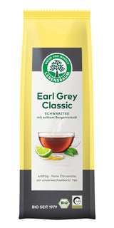 Lebensbaum Earl Grey klasický černý čaj s přírodním bergamotem a citronovým olejem, harmonický, aromatický, 100% bio, sypaný, 100 g