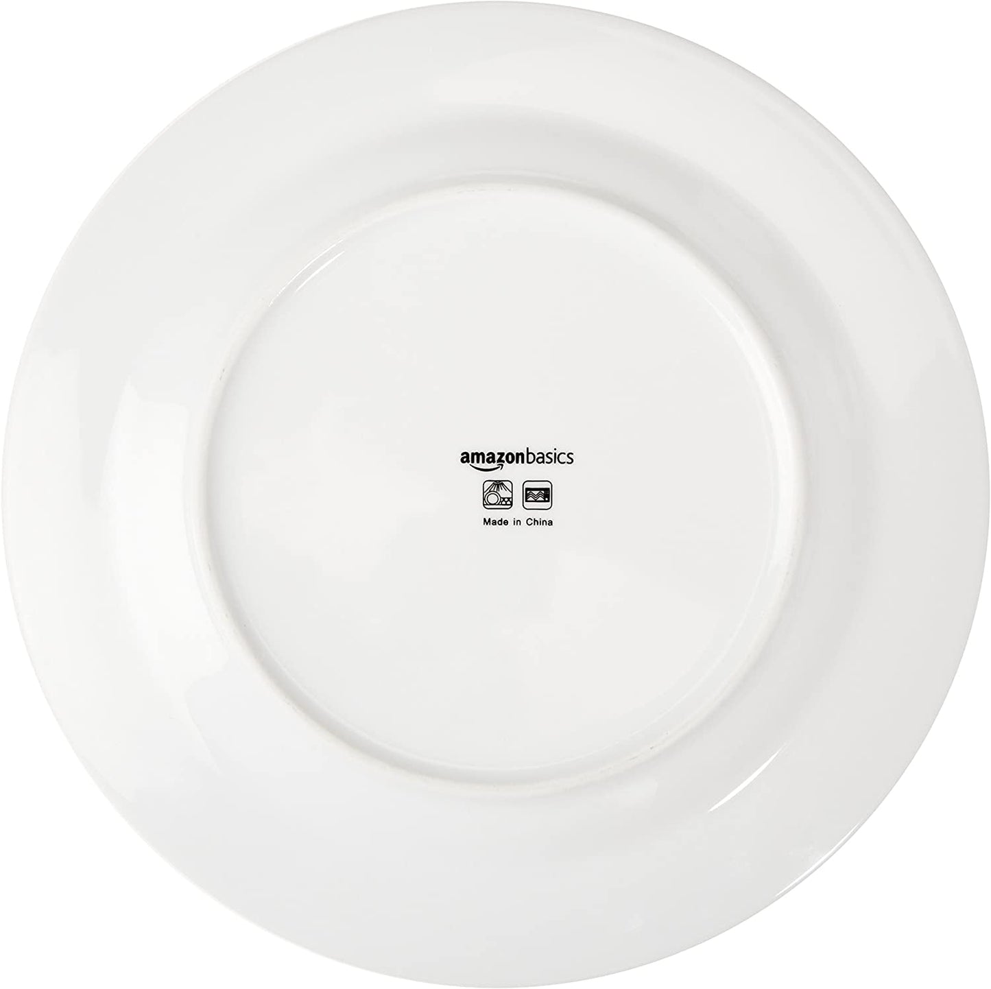 Amazon Basics Coffee Black Rim 16dílná sada nádobí pro 4