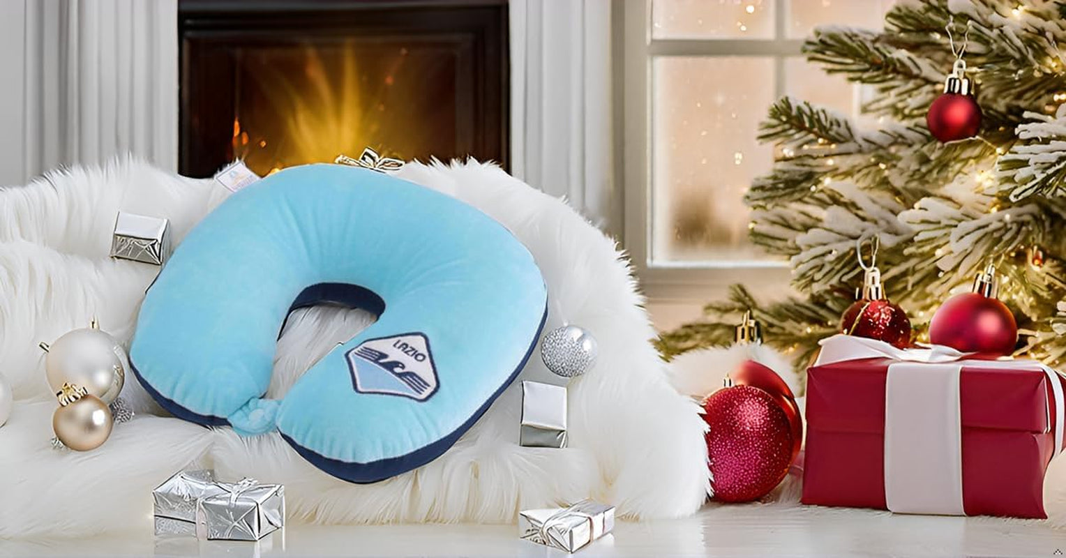 Pouze 4Fan S.R.L. Polštář na krk SS Lazio, oficiální produkt Cestovní polštářky Naty Shop