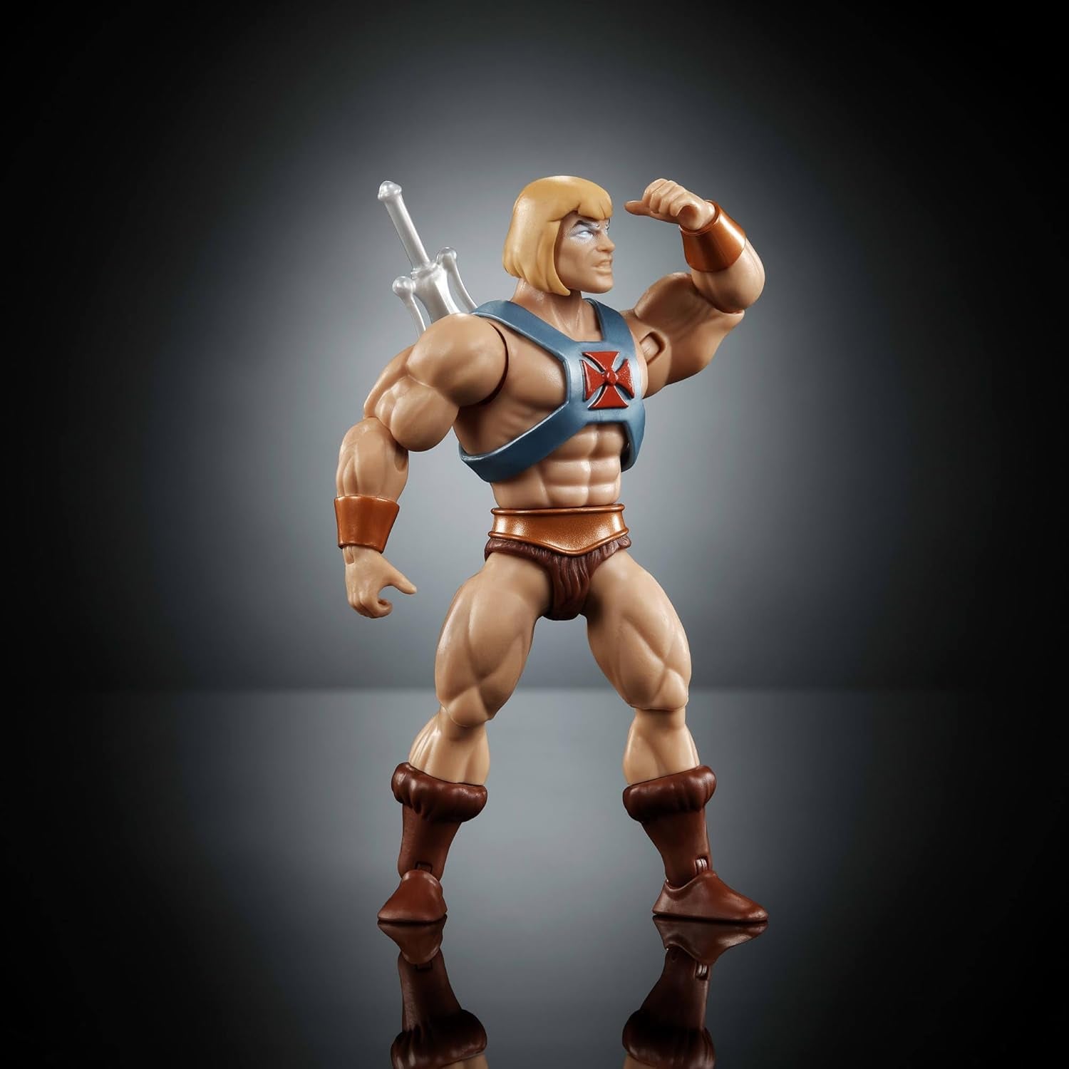 Akční figurka Masters of the Universe Origins Faker z kolekce kreslených filmů, asi 14 cm vysoká, duplikát He-Mana z televizního seriálu z 80. let, detailní design a 16 bodů pohybu, akční figurky JBM82 Naty Shop