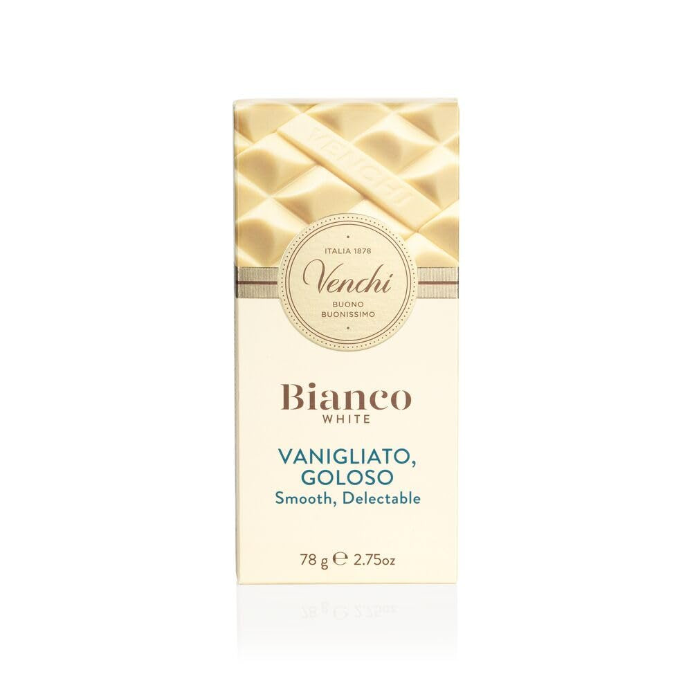Venchi - Extra bílá čokoláda, 78 g - s vanilkou - Bez lepku