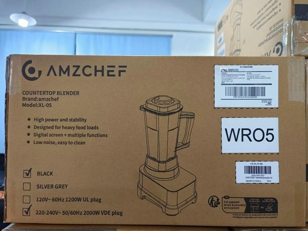 Mixér AMZCHEF, 8 chytrých menu a 10 rychlostí, LCD dotyková obrazovka Kitchen Naty Shop