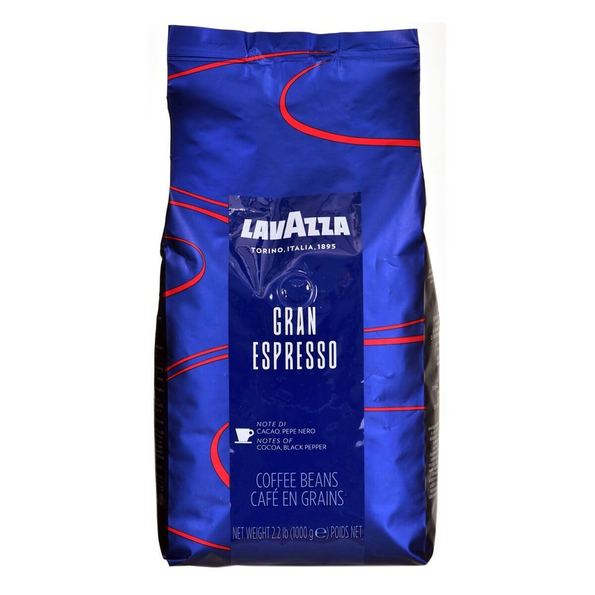 3x káva Lavazza Grand Espresso, celá zrna, 1000g