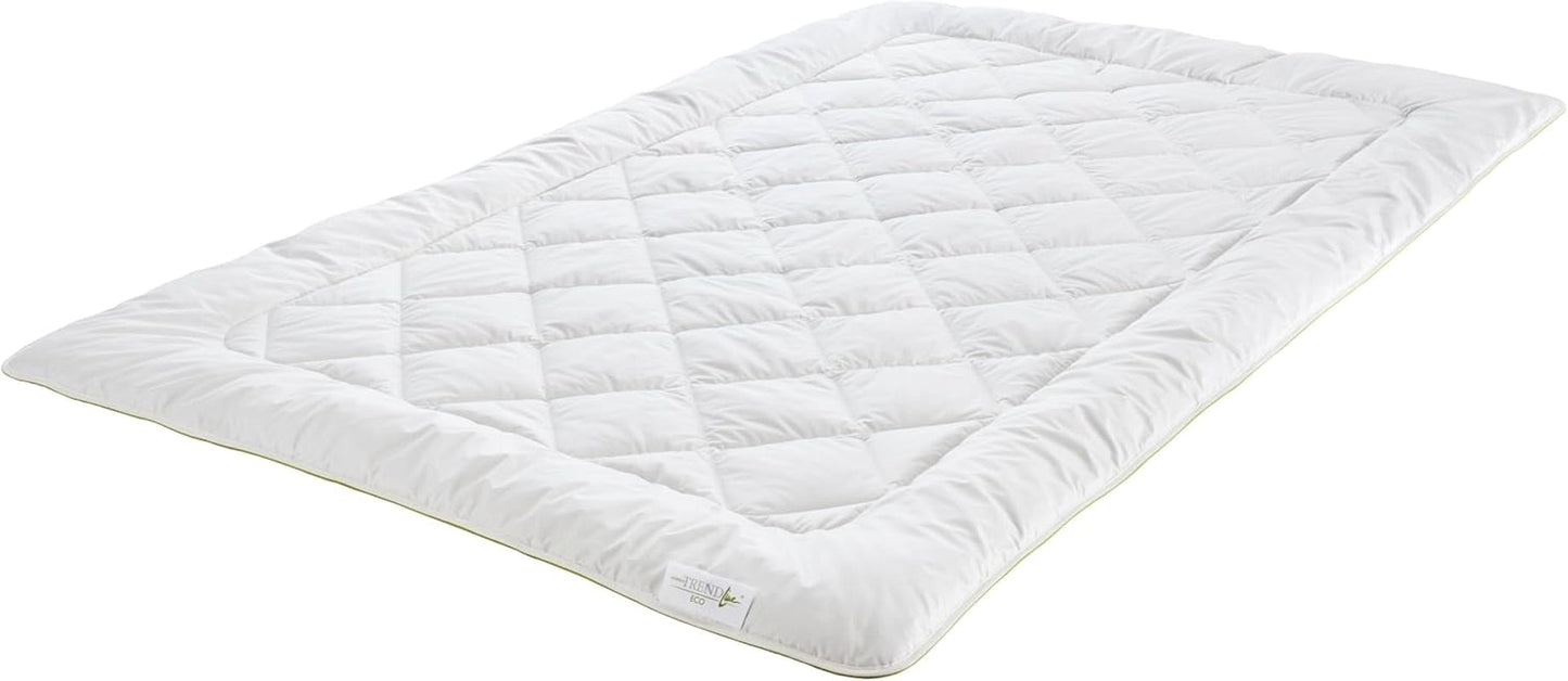Badenia Trendline Eco Quilt Camel Lehká 155 X 220 Cm, bílá, certifikovaná Oeko-Tex, vyrobena v souladu s německým standardem kvality Přikrývky a přikrývky Naty Shop