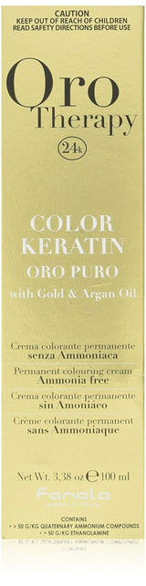 Fanola Oro Therapy Color Keratin 5.0 100ml Barva na vlasy Naty Shop 10.13 Blond Platinum Béžová Extra