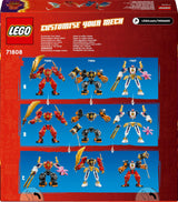 LEGO NINJAGO Akční figurka Kaiova figurka pro děti s nastavitelnou červenou figurkou Mech Ninja Set 4 figurky včetně Kaie a Zane Dárek pro 7leté chlapce a dívky 71808 Stavebnice Beuche den LEGO-Store