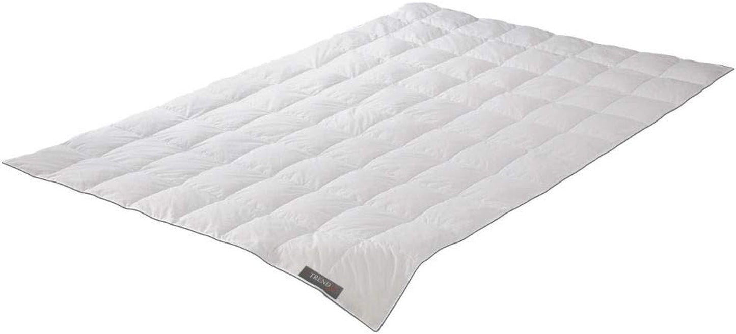 Péřová přikrývka Badenia Trendline Comfort, teplá zimní přikrývka s 90 % prachového peří a 10 % peří Třída I, 135 X 200 Cm, prachové peří Pass Tested & Oeko-Tex Certified, Vyrobeno podle německé normy kvality Přikrývky a přikrývky Naty Shop Comfort 155 X 220 Cm Lehká letní přikrývka