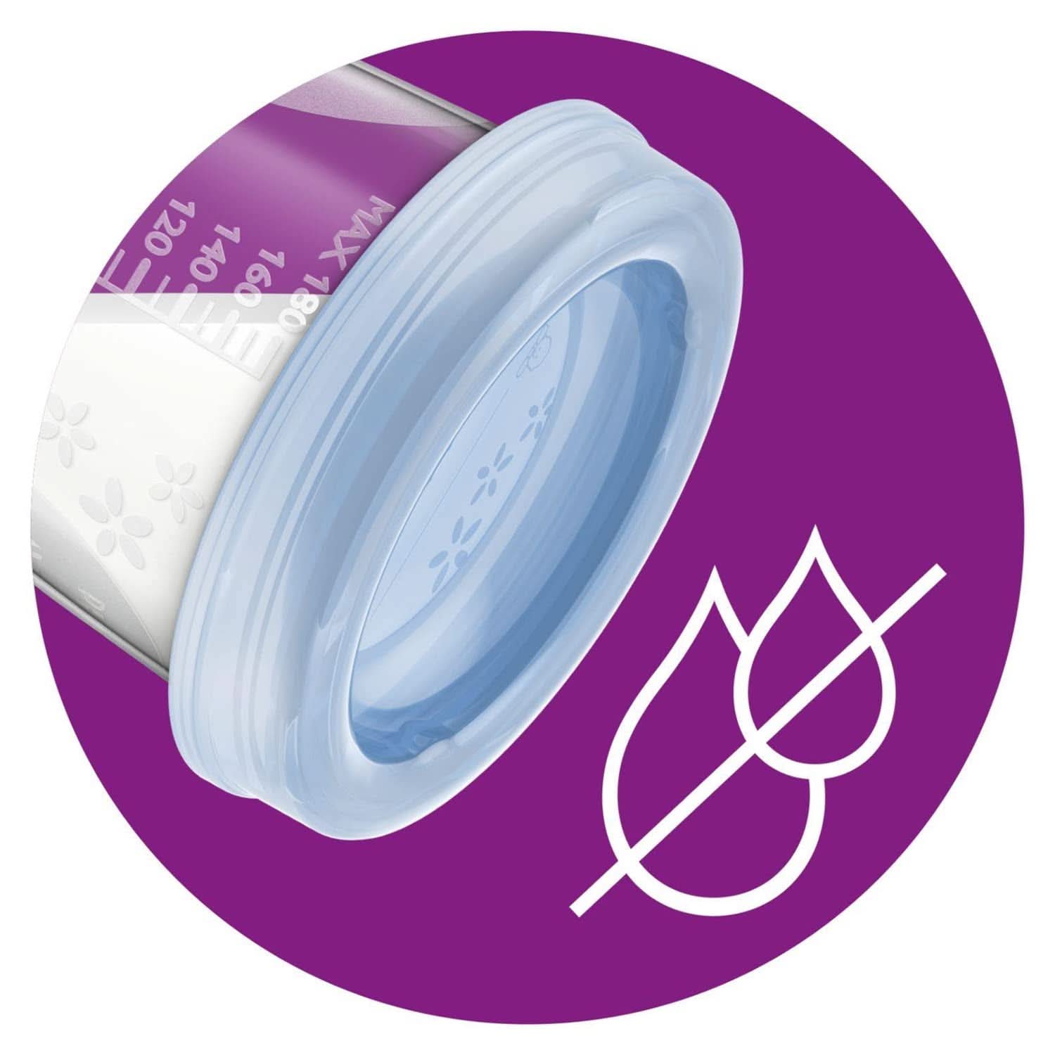 Philips AVENT SCF619/05 Skladování Becher Für Muttermilch, Becher Inkluzivní Deckel Příslušenství Jídlo a kojení Bebe Naty Shop