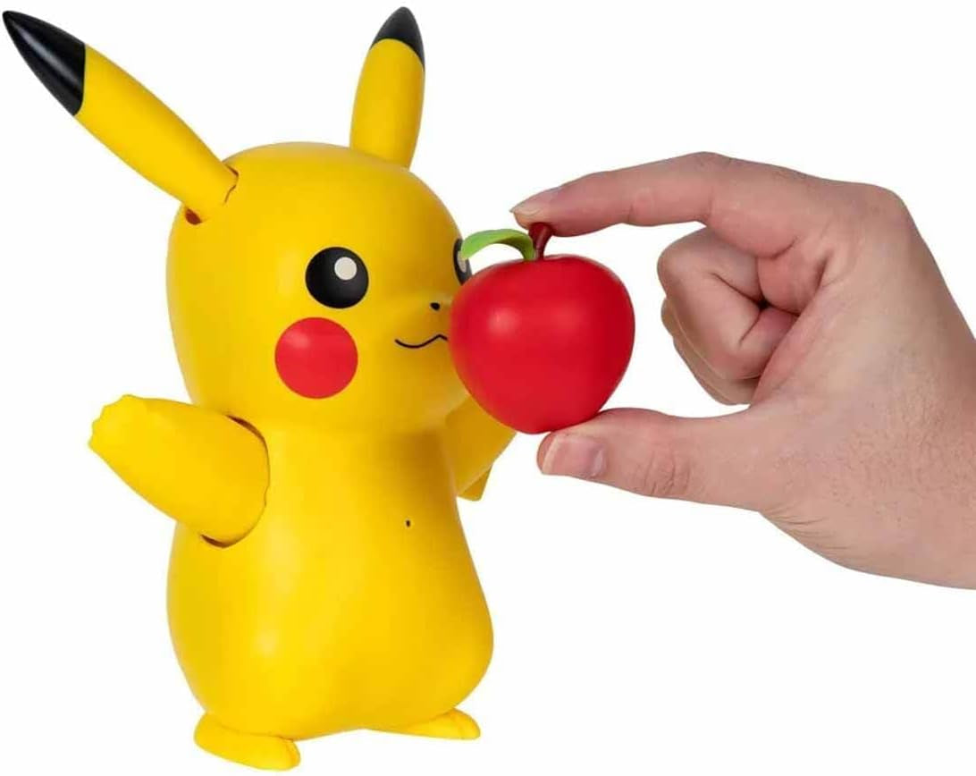 Pokémon PKW3330 - Deluxe My Partner Pikachu, oficiální Pikachu se světlem, zvukem a pohybem Akční figurky Naty Shop
