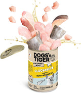 Dogs'n Tiger Schlemmermenü Glückskind, Nassfutter für Kätzchen, saftiges Hun und Forelle - ohne Getreide, Zuckerzusatz, künstliche Konservierungsstoffe, optimální Verträglichkeit, 12x 200g