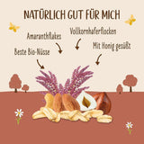 ALLOS Amaranth Crunchy Nobleuss | Bio müsli Nut Oats Cereal pro malý Cereal Naty Shop