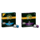 Jacobs Kaffeekapseln Lungo Decaffeinato-Intensität 6, 10er Pack, 10 x 20 Getränke & Kaffeekapseln Lungo Intenso, Intensität 8 von 12, 200 Nespresso®* kompatibilní Kapseln, 10 x 20 Getr